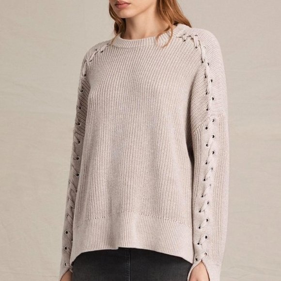 AllSaints Aria Cotton Sweater - Picture 4 of 4